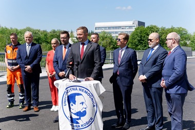 UNLP Košice za účasti ministra zdravotníctva uviedla do prevádzky zrekonštruovaný most
